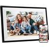 Fwujwa Frameo - Cornice portafoto digitale WiFi da 10,1 pollici, | Cornice portafoto digitale da 32 GB di memoria, rotazione automatica, condividere foto/video tramite l'app e inviare saluti