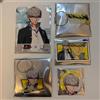 NESSUNA MARCA Persona 4 Yu Narukami set 5 pezzi portachiavi adesivo distintivo 30°...