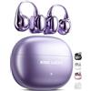 Kinglucky King Lucky Auricolari a clip senza fili Bluetooth 5.4 con microfono, 50 ore di riproduzione, cancellazione del rumore, impermeabili, comode per orecchie piccole e portatori di occhiali, sport