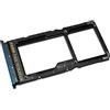 Generico Porta Scheda SIM per Xiaomi Redmi Note 10 5G (M2103K19G) + Carrello SD, Sostituzione Originale, Blu Notturno