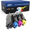 RINKLEE TK-590 TK590 Toner Compatibile per Kyocera ECOSYS P6026cdn M6026cdn M6026cidn M6526cdn M6526cidn FS-C5250DN FS-C2026 FS-C2126 FS-C2526 FS-C2626 | Alta Capacità 7000/5000 Pagine | KIT 4