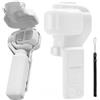Honbobo Custodia protettiva per DJI Osmo Pocket 4P, protezione per obiettivo dello schermo del giunto cardanico, custodia rigida per fotocamera DJI Osmo Pocket 4P (bianco)