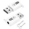 RIIEYOCA Adattatore audio da USB a 3,5 mm, scheda audio esterna, microfono TRRS | Adattatore USB A a AUX 24 bit/96 kHz DAC, adattatore audio e microfono esterno 2 in 1 per PC/Mac/Linux