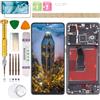 Gadget Troops Display TFT per Huawei P30 Kit ricambio schermo Nero | Senza impronte digitali, Schermo non curvo, Kit tutto in uno con cornice, Schermo HD+, Per ELE-L09, ELE-L29