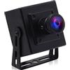Svpro 5MP USB Camera Mini HD Web Camera Aptina MI5100 Sensore Fisheye Camera 170 Gradi Obiettivo Webcam con Staffa Supporto per PC Computer, Tablet