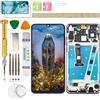 Gadget Troops Display per Huawei P30 Lite Kit ricambio schermo Nero | Kit tutto in uno con cornice, Schermo HD+, Per MAR-LX1A, MAR-LX1B