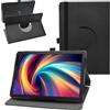 MAMA MOUTH rotazione a 360° Custodia Cover per Evermyth KB1001/MUISOO MISKB100477/MUISOO MISKB100177/Laptok KB1004/Bufo KB1001 da 10 pollici Tablet,nero