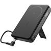 Xiaomi Power Bank Magnetico 10000mAh con Supporto Regolabile, MagSafe USB-C | Power bank MagSafe 10000mAh con supporto integrato. Ricarica wireless + supporto — perfetto per viaggi e videochiamate.