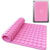 Vilbocr Supporto per tablet in silicone con (178 ventose), per doccia, cucina e fitness, impugnatura riutilizzabile per iPad Air/Mini/Pro (5,4 -8,3), ideale per video TikTok (rosa)