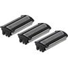 vhbw 3 testine di ricambio per Philips 420303551110, HQ1072/01, TT2000/43, HQ1072 per rasoi elettrici, nero argento