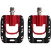 FACULX Pedali Alluminio Pieghevoli Presa per sicura Doppia Pedali Alluminio | Alluminio resistenza, per superficie antiscivolo, pieghevole in 1 secondo, ideale per dahon, MTB e strada
