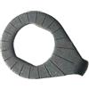 Soleilux Tendicatena in metallo per bicicletta elettrica, ruota posteriore | Metallo robusto, dimensioni 5,5 cm, superficie argentata, facile montaggio, ruota anteriore e posteriore