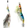 Generico Artificiali da pesca per Bass Esca Gamberetto Realistica E Luminosa Con Ami | Esche e Accessori da Pesca per Branzino Adatta a Trota Pesce Gatto Crappie Mare Acqua Salata Lago Fiume Riva