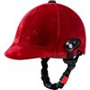 Jsnwernb Casco Equitazione Ragazzi Velluto Vintage Leggero Attrezzatura Di Sicurezza | Casco Equestre Da Equitazione Per Donne Uomini Adulti Principianti Ciclismo Outdoor Sentieri Lezioni Prova Allenamento