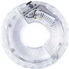 YARNOW Luce per Bici a Raggi LED 300mah Ricaricabile, 12 Rgb | Bianco, Ferro e Plastica, 18 Effetti Luminosi, Visibilità a 360 Gradi, per Ruote e Pedalate Notturne