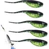 Genérico Esche morbide per bass esche da pesca artificiali | Esca compatta colorata per fiumi e torrenti d'acqua dolce
