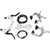 Honseadek Kit Freni Bici Fixed Aluminum Completo Leva Pinza | Leva e pinza incluse, cavi freno inclusi, montaggio per semplice, design compatto, ideale fixie