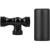 Honseadek Pompa Bici Compatibile per presta e Standard Valve Pompa Bici | Meccanismo rotatorio, regolazione flusso , controllo per preciso, inflazione rapida sicura