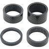 FortunateSweet Distanziali per stelo in carbonio da 1-1/8 5-20 mm, set leggero | Design leggero, anti-graffio, adatto per strada e MTB, facile da installare