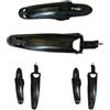 Wodsty Set di parafanghi per bicicletta, 24-26 pollici, in polipropilene | Plastica PP, leggera e flessibile, design aerodinamico, adatta per 24-26 pollici, colore nero