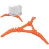 Generic universale flessibile stabile stabile per fornaci da campeggio | Treppiede poggiapiedi standard in nylon per bottiglie, supporto per serbatoio per pesca, escursionismo, campeggio