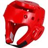 ifundom Casco EVA per Kickboxing, Copricapo Taekwondo Rosso | Vestibilità Regolabile, Design Aperto Aerazione Orecchie e Tagli Superiori Posteriori, per Allenamento Giovani