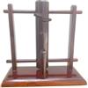 LGHQGHXF Mini Wing Chun Dummy, piccoli ornamenti in legno Mook Yan Jong, regalo fittizio for addestramento tradizionale Kung Fu di arti marziali