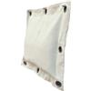 Tufgo Sacco da Parete per vuoto in Tela 40x26cm per Boxe Sacco da Parete | Tela beige spessa, anelli acciaio, per sicura, 40x26cm, ideale per pugni e palmari