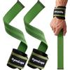 Gymcope Straps Palestra Imbottite, Lifting Straps per Sollevamento Pesi | Presa Salda, Polso Imbottito Regolabile, Cuciture Rinforzate, per Stacchi, Trazioni, Rematore, Bodybuilding e Powerlifting