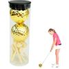 Nuyhadds Divertente set di palline da golf, design creativo, stabile | Design creativo, multifunzionale per esercizi di golf, divertimento in giardino, giochi all'aperto, spiaggia
