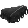 FRCOLOR Borsa Triangolare per Telaio Bici da Corsa 2l in Poliestere Nero | Design a Basso Baricentro, Tasche Multiple Organizzate, per Lunghe Uscite e Pioggia