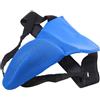 HOMOCONO Coppa Protettiva Inguinale Uomo Blu per Taekwondo e Allenamento | Assorbimento Urti, Regolazione Rapida, PU Spugna ABS, Rete Traspirante Ventilata