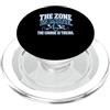 Regalo divertente per cani da corsa per The Zone Is Mine di cani Hoopers con camicia a quattro PopSockets PopGrip per MagSafe