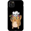 cat meow mackerel animal paw Pet cute dr Custodia per iPhone 11 Pro Max Gatto come Cook Peace