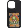 Wholesome Frog Cottagecore Collection Custodia per iPhone 13 Pro I Toad You So Funny Retro Sunset Frog fungo