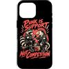Punk Raccoon Opossum Funny Graphic Appar Custodia per iPhone 16 Pro Max Il punk è supporto, non competizione con Raccoon e Opossum