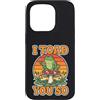 Wholesome Frog Cottagecore Collection Custodia per iPhone 15 Pro I Toad You So Funny Retro Sunset Frog fungo