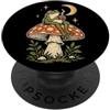 Frog Art Graphic Apparel Store for Natur Moonlit Frog Cup Arte stravagante per gli appassionati di funghi e natura PopSockets PopGrip Adesivo
