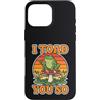 Wholesome Frog Cottagecore Collection Custodia per iPhone 16 Pro Max I Toad You So Funny Retro Sunset Frog fungo