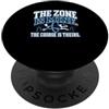 Regalo divertente per cani da corsa per The Zone Is Mine di cani Hoopers con camicia a quattro PopSockets PopGrip Adesivo