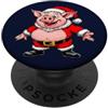 Christmas Animals maialino natale PopSockets PopGrip Adesivo
