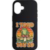 Wholesome Frog Cottagecore Collection Custodia per iPhone 16 I Toad You So Funny Retro Sunset Frog fungo