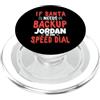 Funny Name Jordan Designs Giordania Babbo Natale Backup Divertente Giordania Nome di Natale PopSockets PopGrip per MagSafe