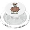 Grandio Design Introverted Intellectual Medio Finger Okapi Divertente Rude Inappropriato Mano antisociale PopSockets PopGrip per MagSafe