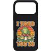 Wholesome Frog Cottagecore Collection Custodia per iPhone 17 Pro Max I Toad You So Funny Retro Sunset Frog fungo