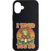 Wholesome Frog Cottagecore Collection Custodia per iPhone 16 Plus I Toad You So Funny Retro Sunset Frog fungo