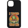 Wholesome Frog Cottagecore Collection Custodia per iPhone 14 Plus I Toad You So Funny Retro Sunset Frog fungo