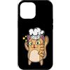 cat meow mackerel animal paw Pet cute dr Custodia per iPhone 12 Pro Max Gatto come Cook Peace