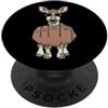 Grandio Design Introverted Intellectual Medio Finger Okapi Divertente Rude Inappropriato Mano antisociale PopSockets PopGrip Adesivo