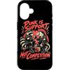 Punk Raccoon Opossum Funny Graphic Appar Custodia per iPhone 16 Il punk è supporto, non competizione con Raccoon e Opossum